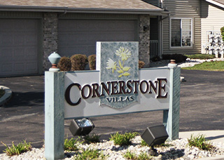 Cornerstone Villa Sign