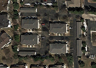 Friarswood Orchard Condominiums Aerial View