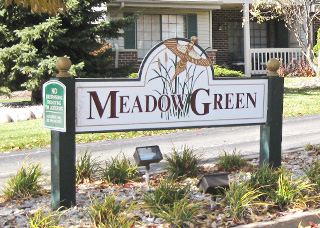 Meadow Green Sign