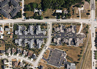 North Pointe Court Aerial View