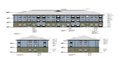 Renderings of what Mchenry Senior Commons will look like- a new affordable housing development in IL